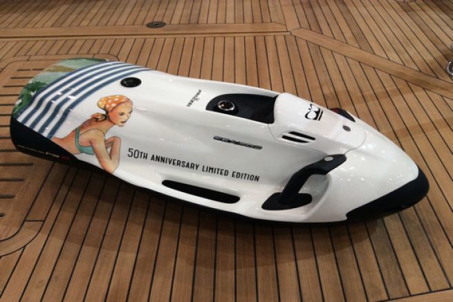 A limited edition Seabob for the 50th anniversary of Princess Yachts