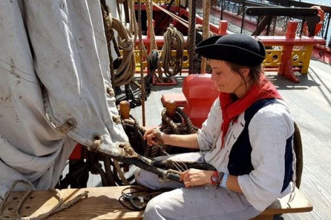 Marion, Master Sailmaker aboard the Hermione