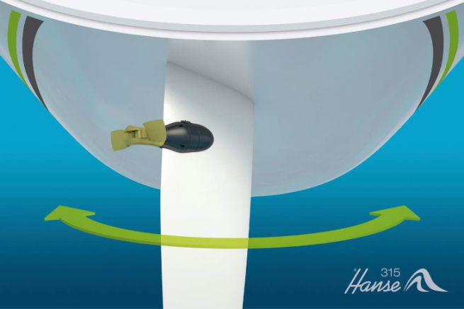 Hanse launches an ultra-maneuverable electric sailboat