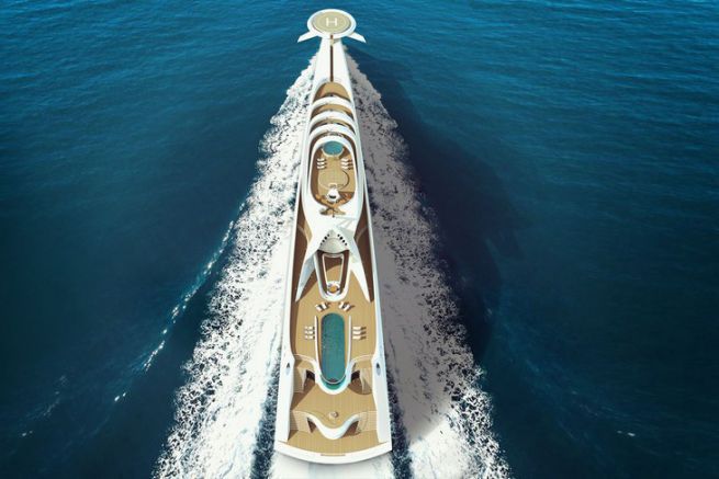 The concept of superyacht L'Amage