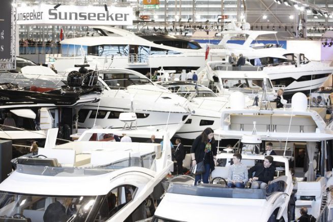 Hall 6 which welcomes superyachts on the Boot Dusseldorf