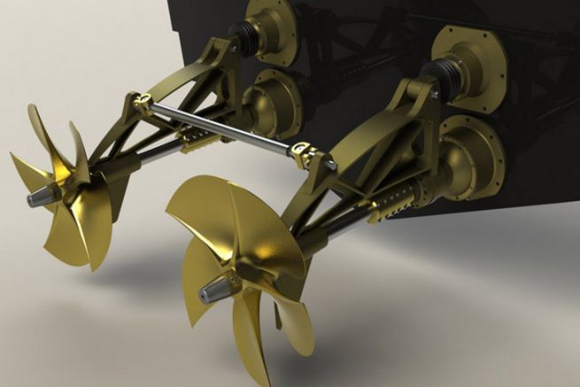 Surface propeller propulsion: for yachts in need of speed