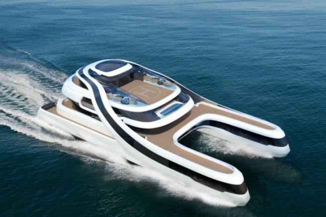 Rn, a futuristic catamaran concept for Chinese customers