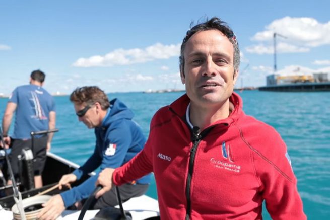 Franck Cammas unveils the secrets of his catamaran for the America's Cup