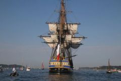 The Hermione during the Brest festivities