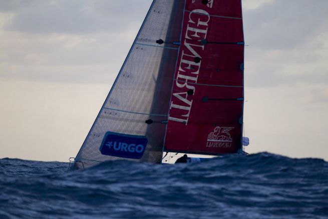 Nicolas Lunven, winner of the first leg of the Solitaire Urgo Le Figaro