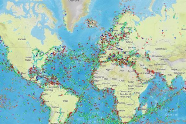 How can we track the AIS positions of our ships ashore?