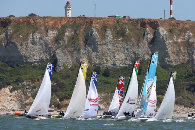 Les Diam 24 in front of Le Havre for the Normandy Cup