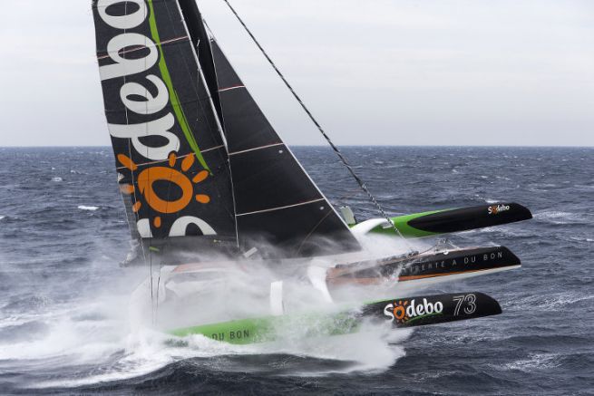 Express crossing for Thomas Coville: the North Atlantic record in less than 5 days!