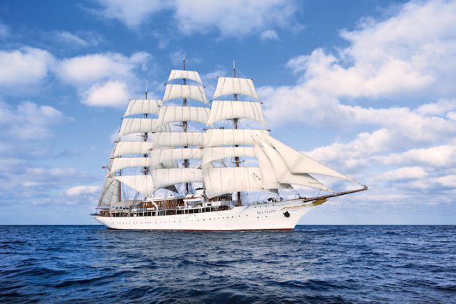 The Sea Cloud, the second largest sailing ship in the world