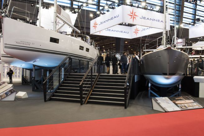 Jeanneau's sailing stand at Nautic 2016