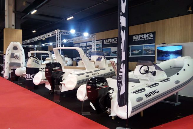 Brig's stand at the Nautic 2017