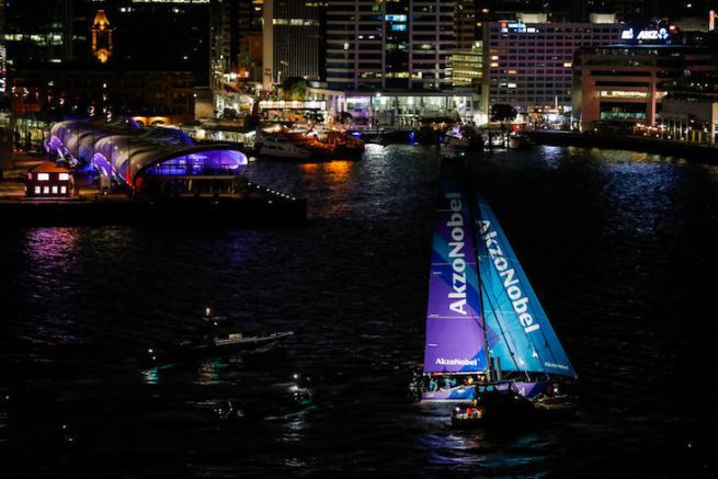 Team AkzoNobel wins the 6th stage of the Volvo Ocean Race