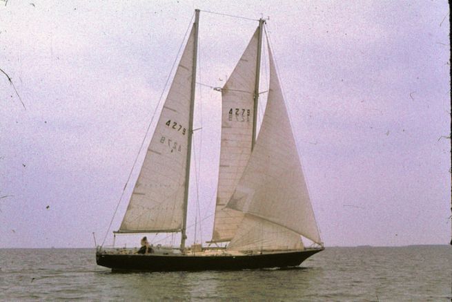 Pen Duick III, Tabarly's schooner designed for the 1968 English Transat