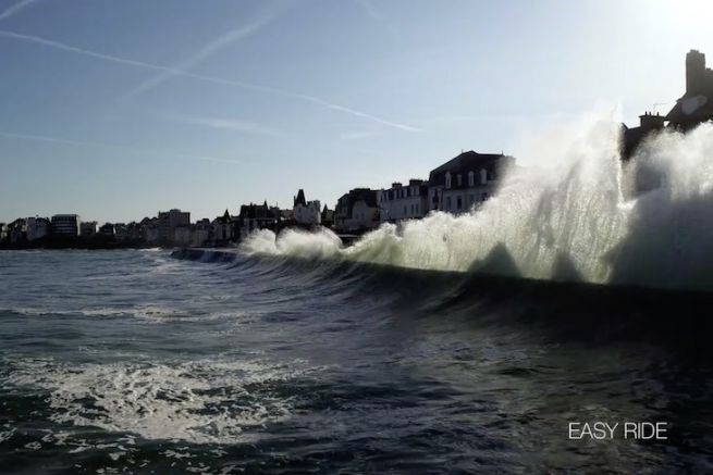 April 2018 tide in Saint-Malo