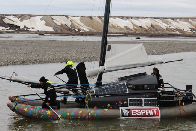 Top start for the first Arctic Ocean crossing under sail