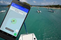 SailGrib AA application monitors your anchorage