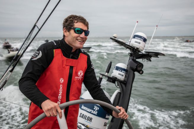 Charles Caudrelier on the Volvo Ocean Race