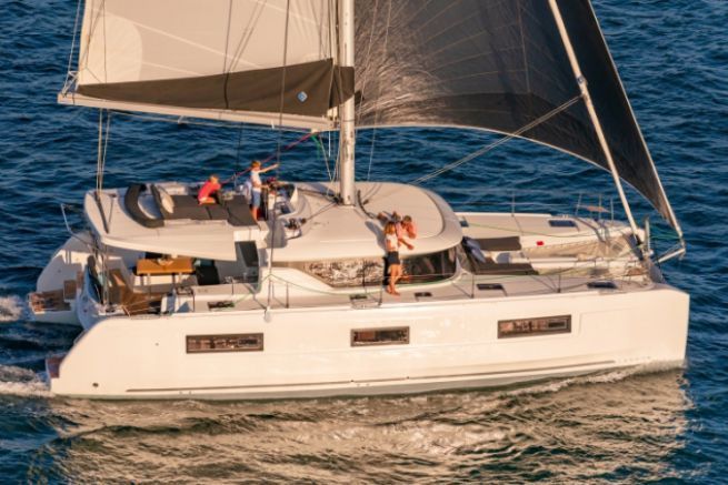 The Lagoon 46 offers exceptional comfort for a catamaran under 50 feet
