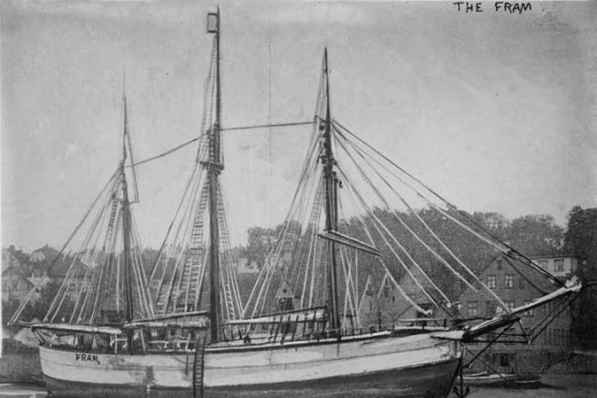 The Fram, Amundsen's schooner to conquer the South Pole