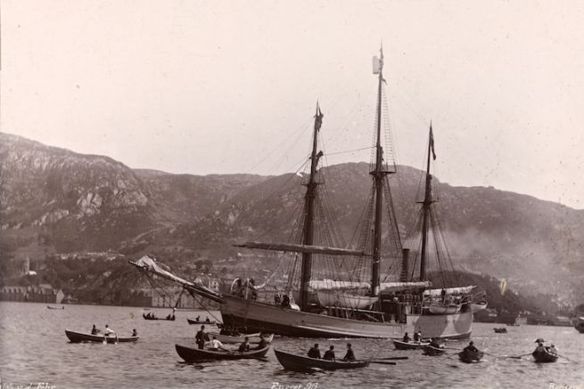 Originally, the Fram, the first ship to achieve transpolar drift