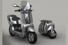 The XOR folding electric scooter