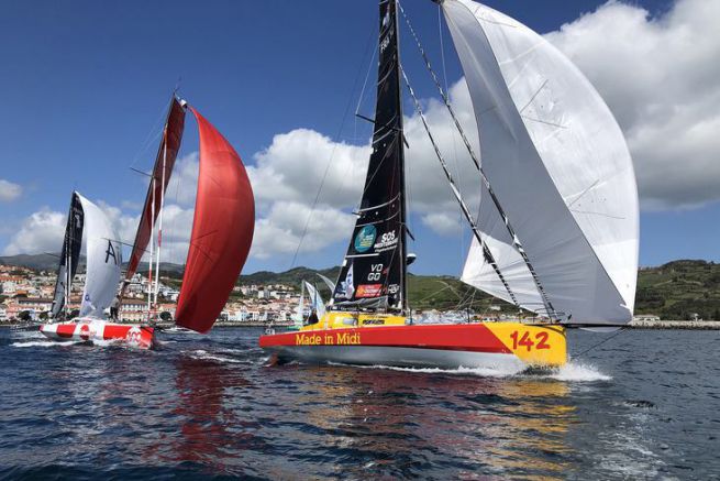 Departure from Horta for the 2019 Atlantic Challenge