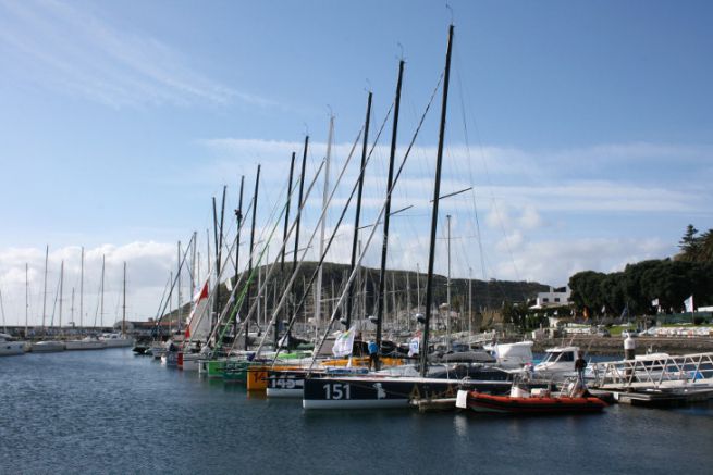 The Class 40 in Horta, ready to compete on the 2nd stage of the Atlantic Challenge