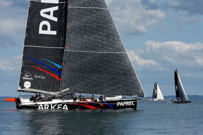 Arkea Paprec on the Guyader Grand Prix