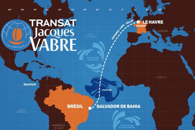 The course of the Transat Vabre