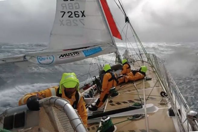 Storm at more than 80 knots on the Clipper Round the World Race