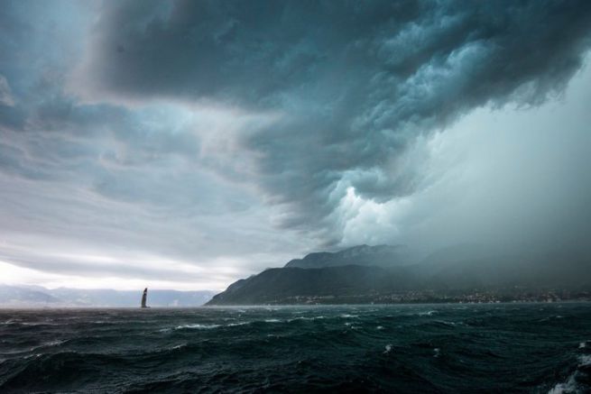 Thunderstorm at sea, what happens if lightning strikes a ship?