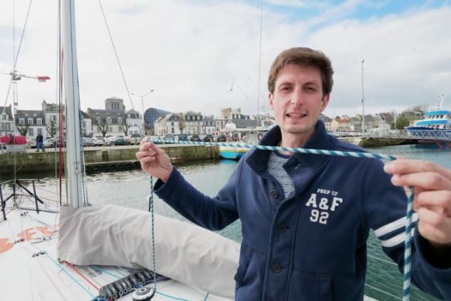 Preparation for the off-race qualification for Grégoire Chéron