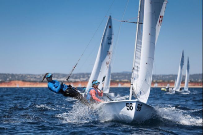 The 470, the double-handed dinghy of the Olympic Games which requires strategy and tactics
