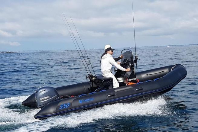The Narwhal HD 550 is a semi-rigid model adapted to the practice of sea fishing.