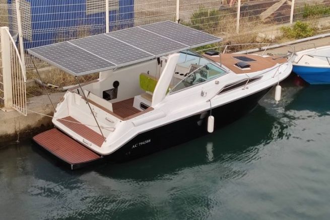 Transforming a V6 gasoline-powered Searay into a 100% electric boat