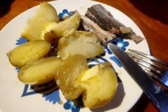 Day 5: Potatoes and sardines in oil