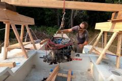 Removal of the sailboat engine