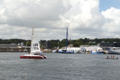 Arrival of Nomade des mers in Concarneau