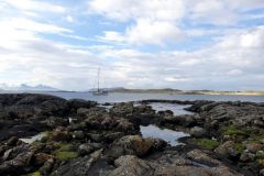 Sanna bay, Scotland, the site of Arthur's sailing accident