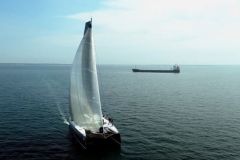The ORC57, a catamaran that shows its willingness to perform