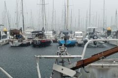 How to prepare for heavy rain in the port?