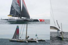 Shades of floats that illustrate the history of ocean racing