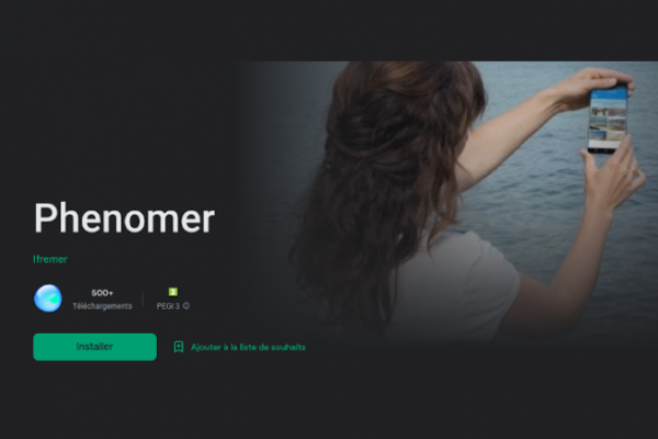 Phenomer : a participative application when the sea makes bloom !
