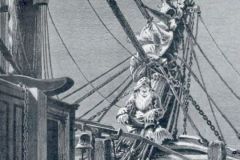 A klabautermann on his ship