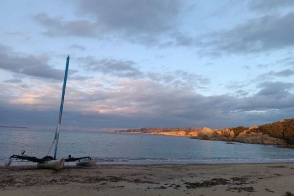 Violette aboard Passepartout: discovering Sardinia on a beach trimaran