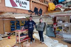 Florian Desray and Kaelig Tripoz, co-managers of Huari Voiles
