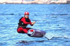 Lauriane Nolot, kitefoil talent and enthusiasm for the 2024 Olympics