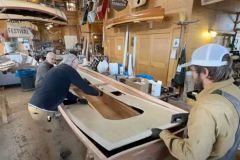 Duracell project: Plywood and sandwich sail dinghy decking