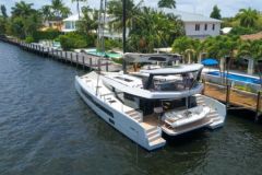 The long portholes of the McConaghy MC60 give a good idea of the boat's habitability.